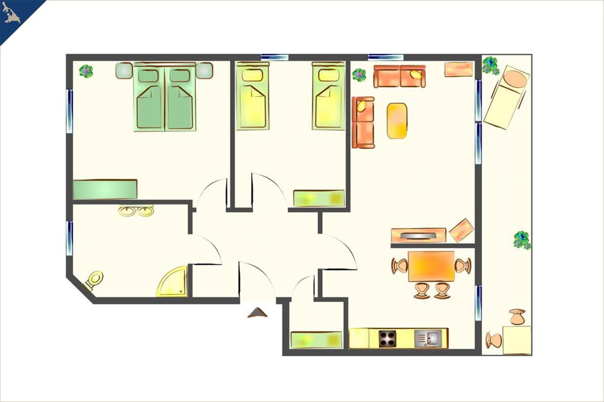 Haus Triade Ferienwohnung Triade 1 ซินโนวิทซ์ ภายนอก รูปภาพ